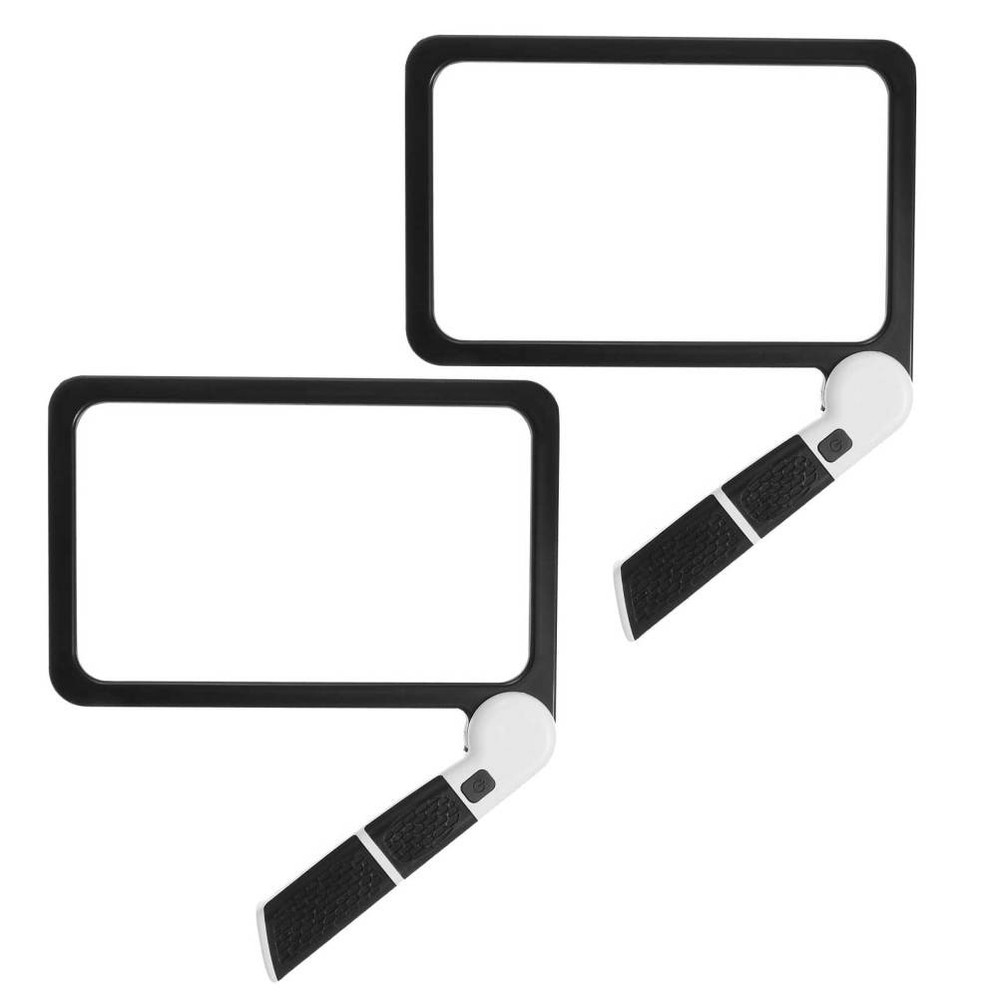 2 Pcs Screen Magnifier for Computer Monitors Handheld Magnifiers