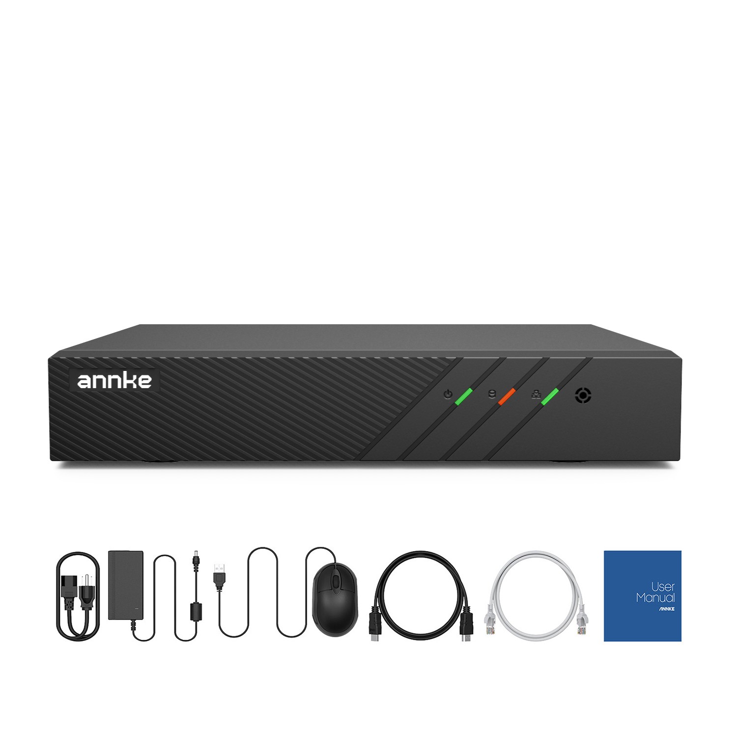 ANNKE HD 8CH 4K NVR POE IP Network 8MP Video Recorder for Security Camera System