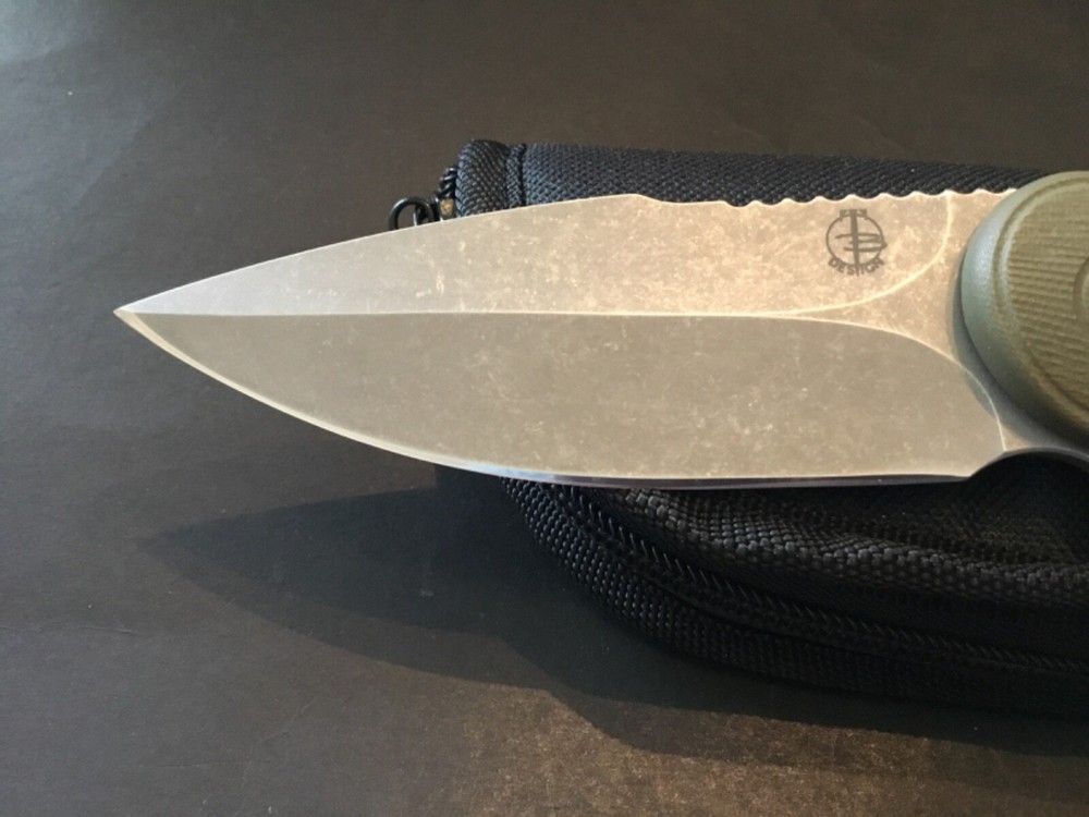 Custom Todd Begg Field Grade Bodega Flipper Folder Folding Knife