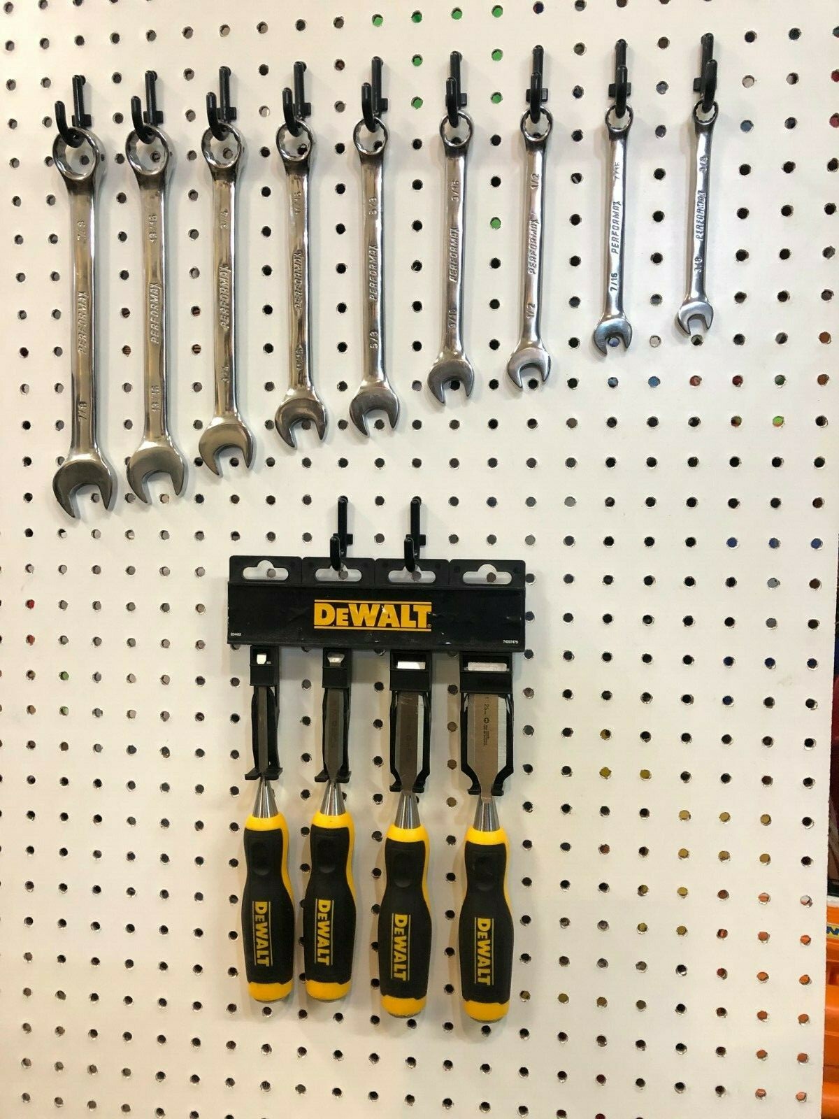 Plastic Pegboard Hooks J-Hooks for peg boards 100 pieces MADE IN USA