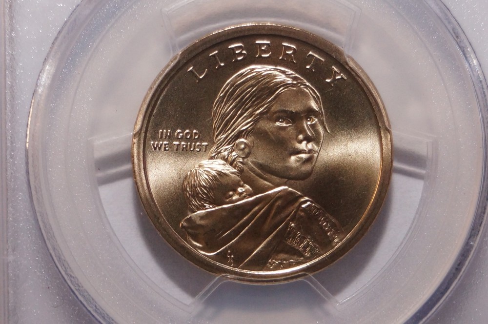 2013-P NATIVE AMERICAN DOLLAR POSITION B GRADED PCGS MS67