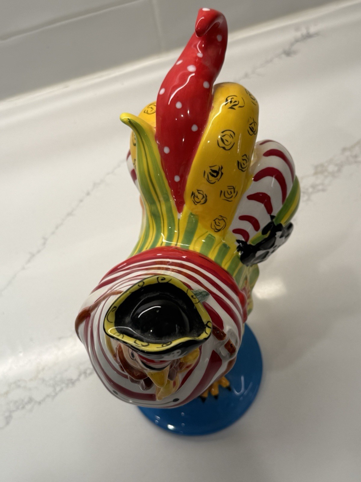 PIRATE Poultry In Motion Rooster Figure #16721 Sharon Neuhaus 10”