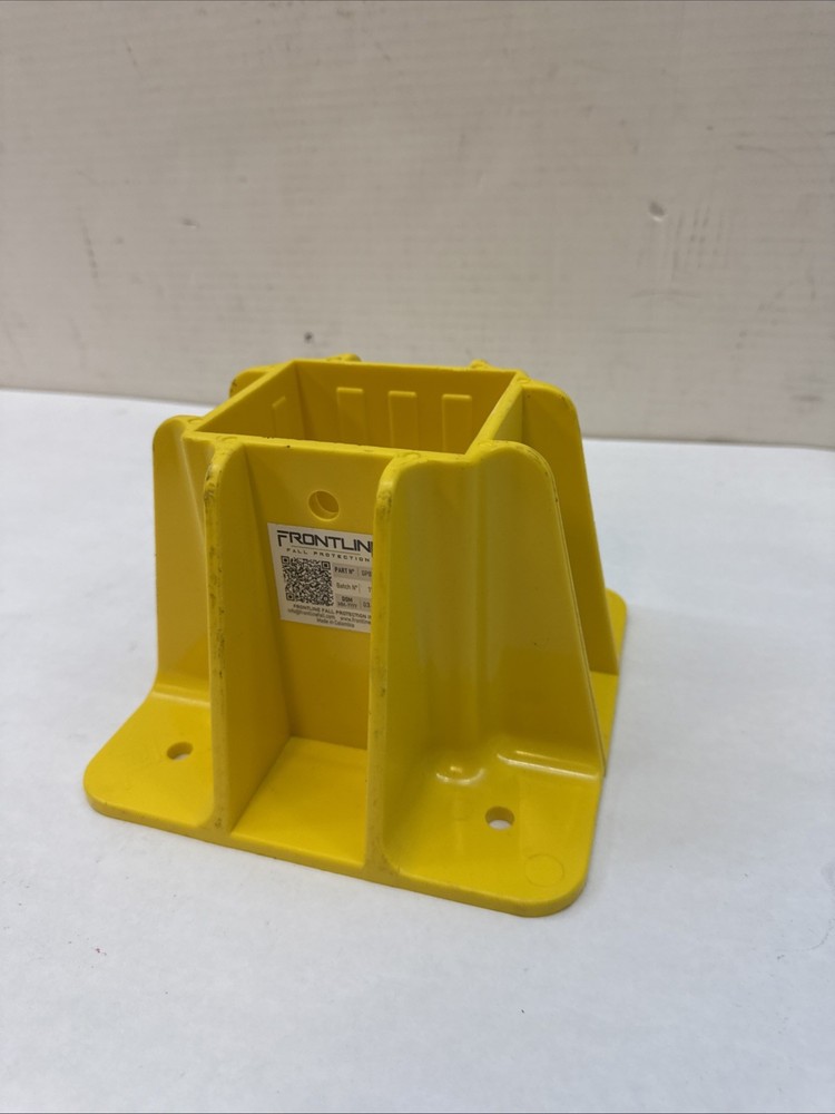 Frontline Fall Protection GPB200 Safety Guardrail Boot, Qty 1