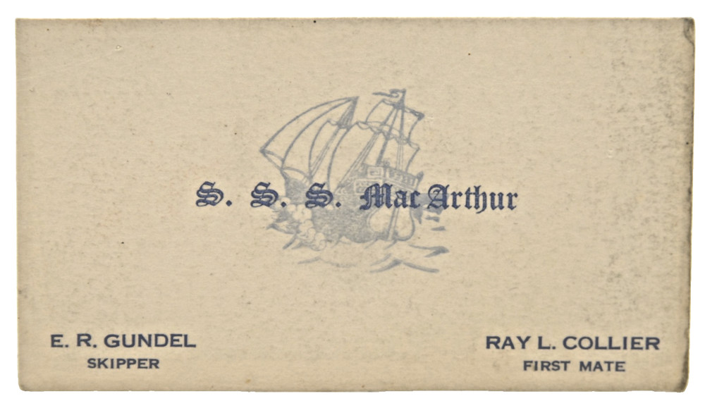 ID'd WWII U.S. NAVY CRACKER JACK UNIFORM, HAT, BELT, DOG TAG, PHOTO'S, CARDS