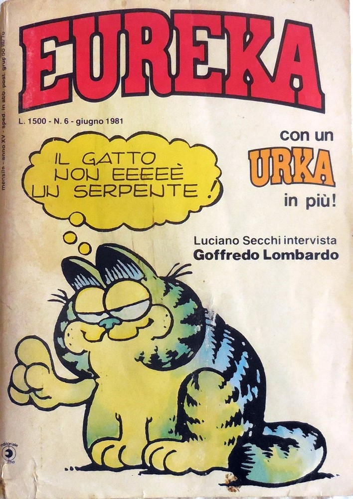 EUREKA COMIC MAGAZINE N.6 1981 GOFFREDO LOMBARDO MAXMAGNUS
