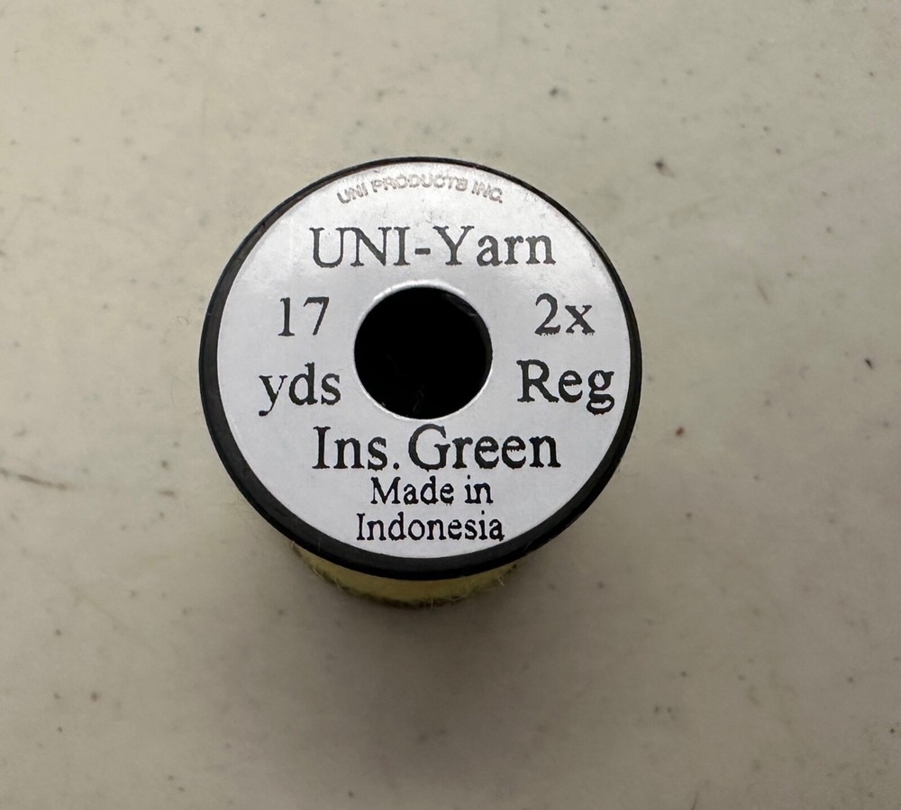 Uni Yarn 17 Yard Spool Insect Green