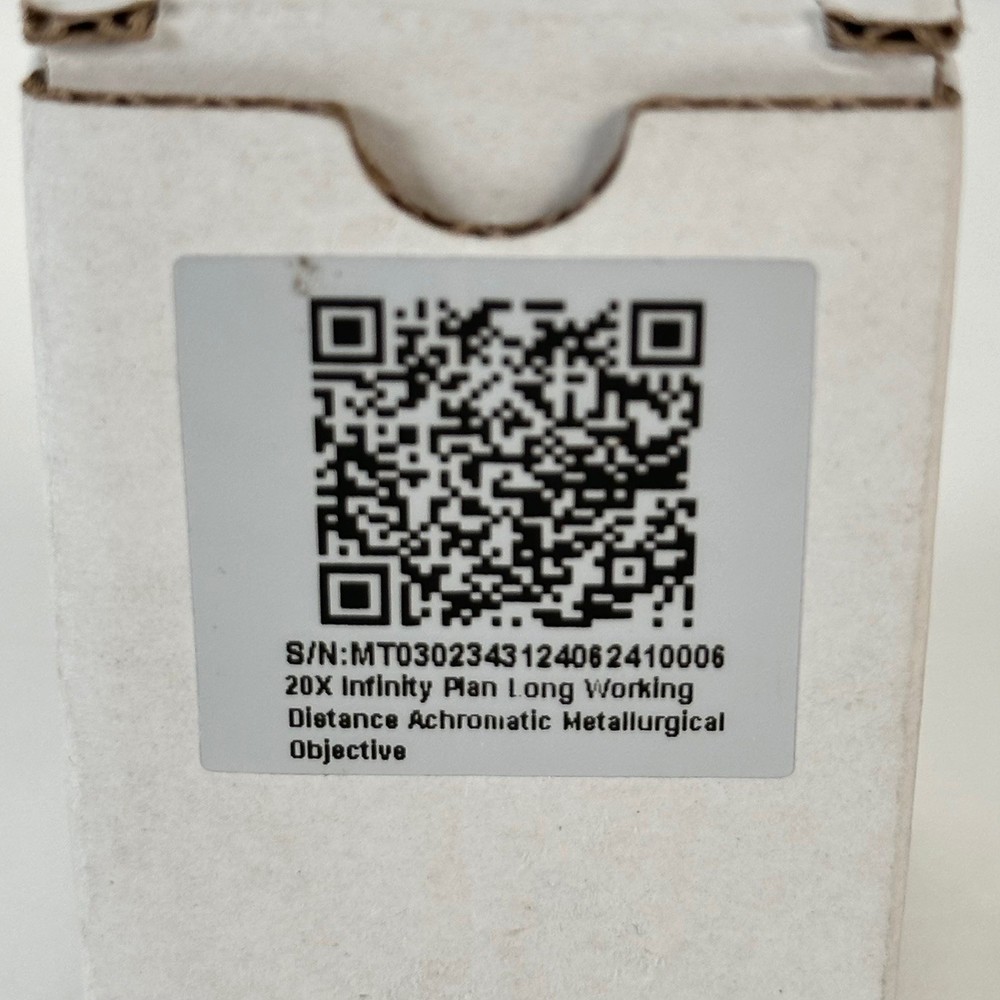 (NEW) Boli Optics LMPlan 20x/0.40 Infinity Objective Lens