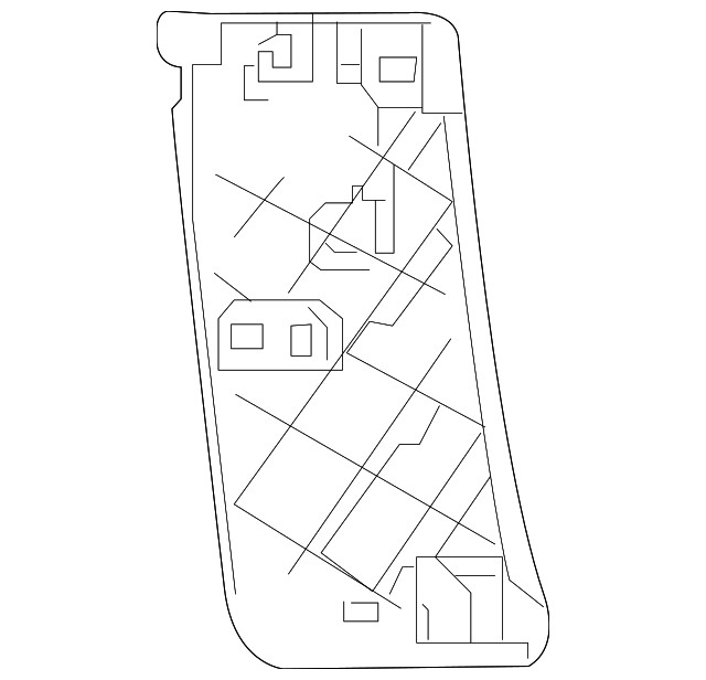 Genuine Nissan Headlight Bracket 26092-EZ21B