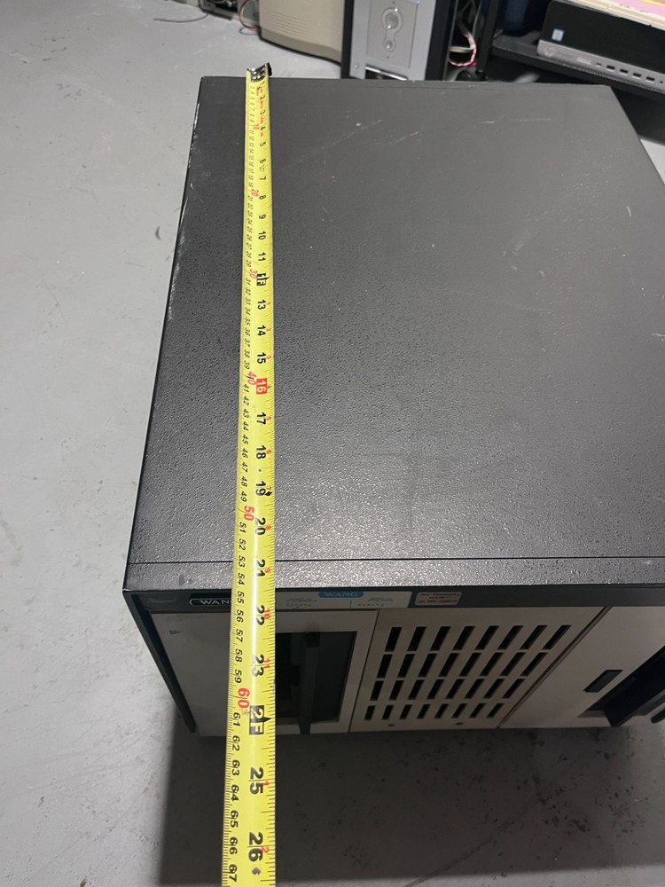 Vintage Wang 5505-1 Computer - two 8'' floppy disk drives - Untested - Powers on