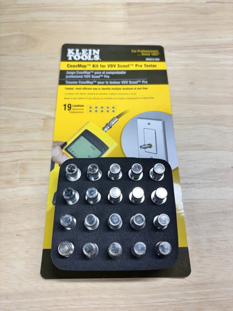 Klein Tools 19pc Coax Map Kit for VDV Scout Pro Testers
