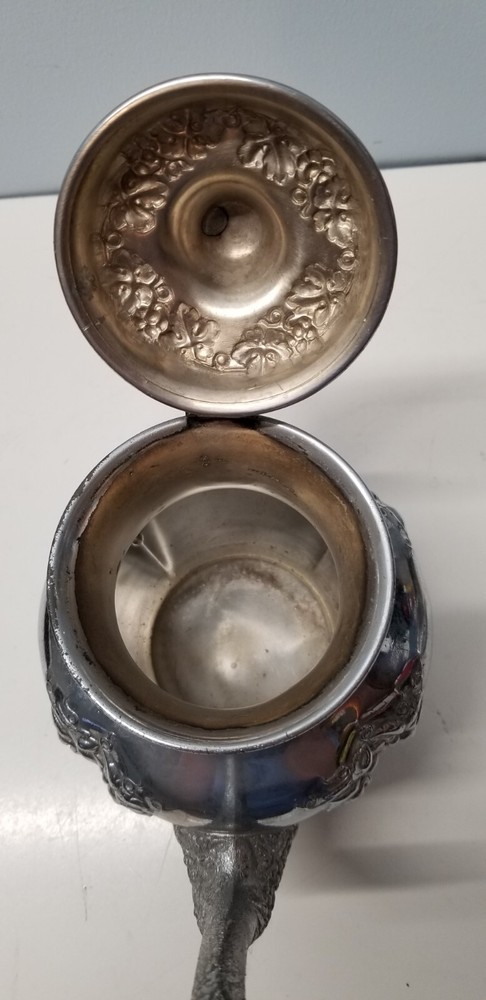 Vintage 216 Hollowware Silverplate Coffee Tea Pot and Large Covered Sugar Pot