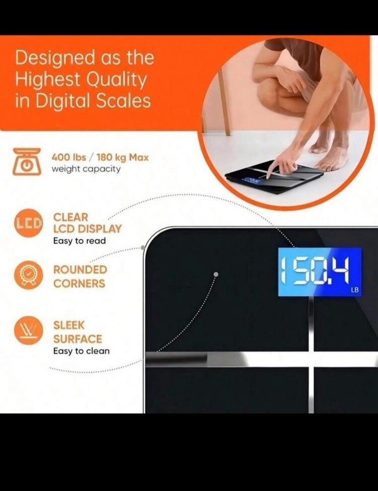 Multi-function Smart Body Fat And Weight Scale Bathroom Digital Scale