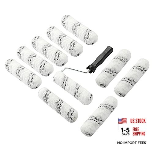 Paint Roller 6 Inch 3/4 in Roller Naps,High-Density Microfiber Mini Roller