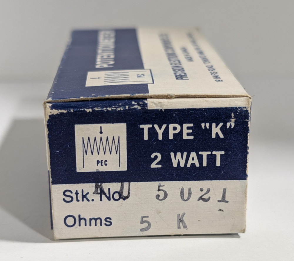 POTENTIOMETER - KU5021 - 5K OHM - PRECISION ELECTRONIC COMPONENTS LTD