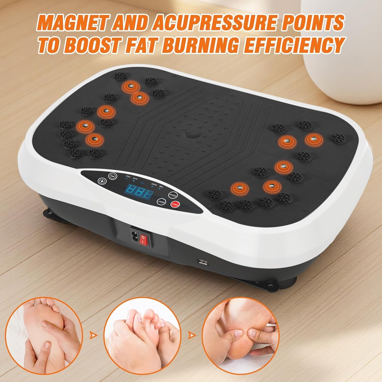 NEW Vibration Platform Exercise Machine Whole Body Workout Vibrate Plate Fitness