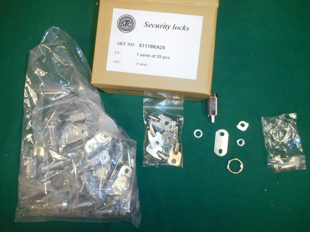 Security Lock 5 round key 1 SERIE 25 pcs