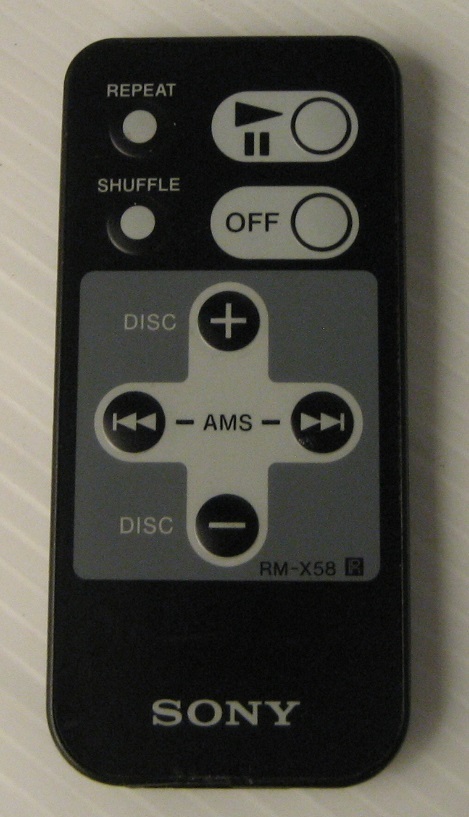 Sony RM-X58 Remote Control
