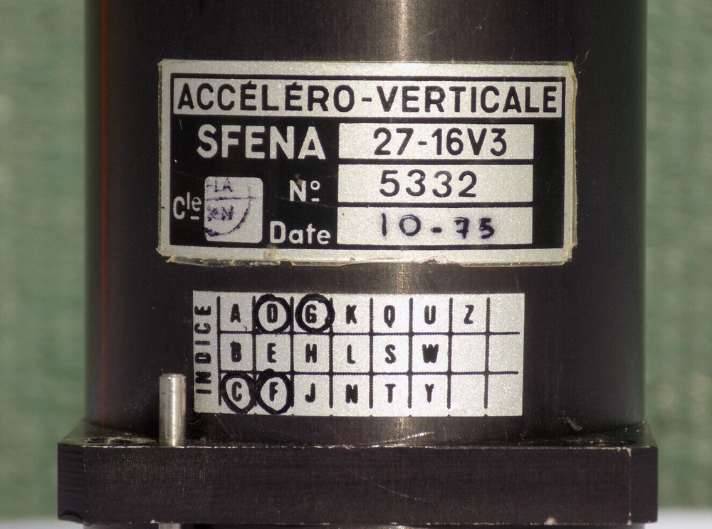 Vtg SFENA Avion Accelero-Verticale (Souvenir Objet)