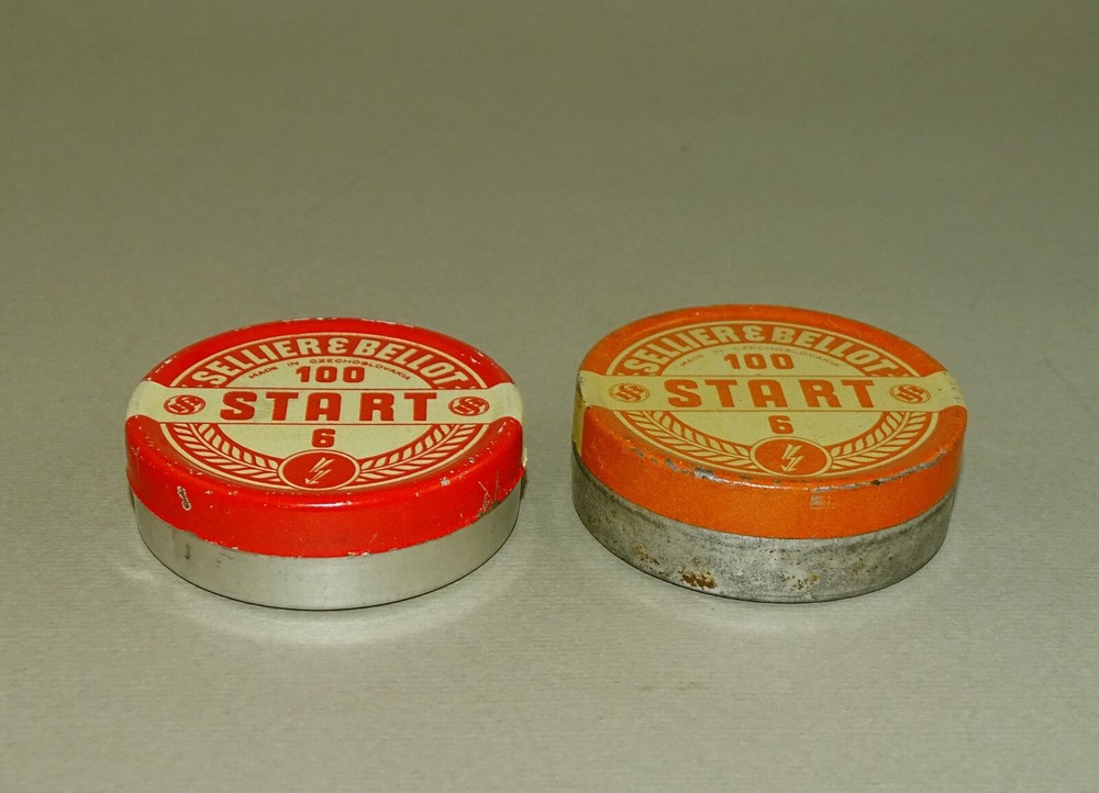 2 Vintage Sellier & Bellot Empty Tin Box