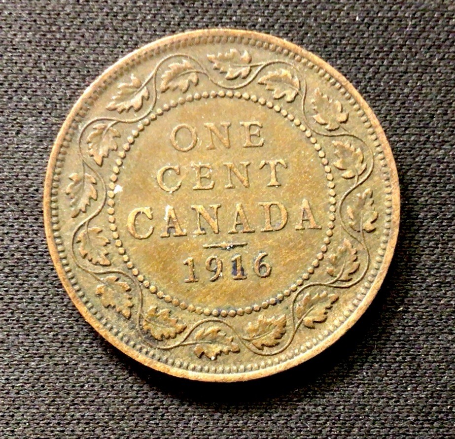1916 Canada One Cent! ENN Coins