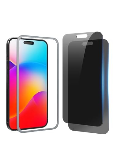 Compatible for iPhone 15/iPhone 16 Privacy Screen iPhone 15 - 6.1 inch Black