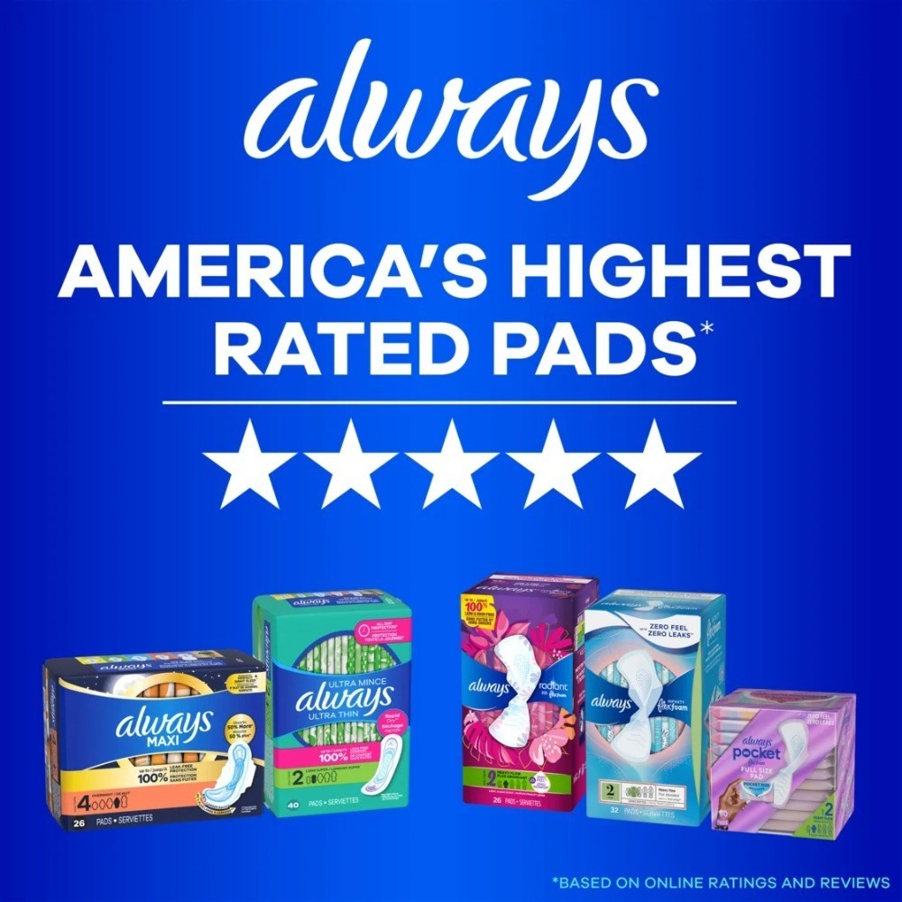 Ultra Thin PanaLiners Size 2 Long Super Absorbent 40 Count Unscented