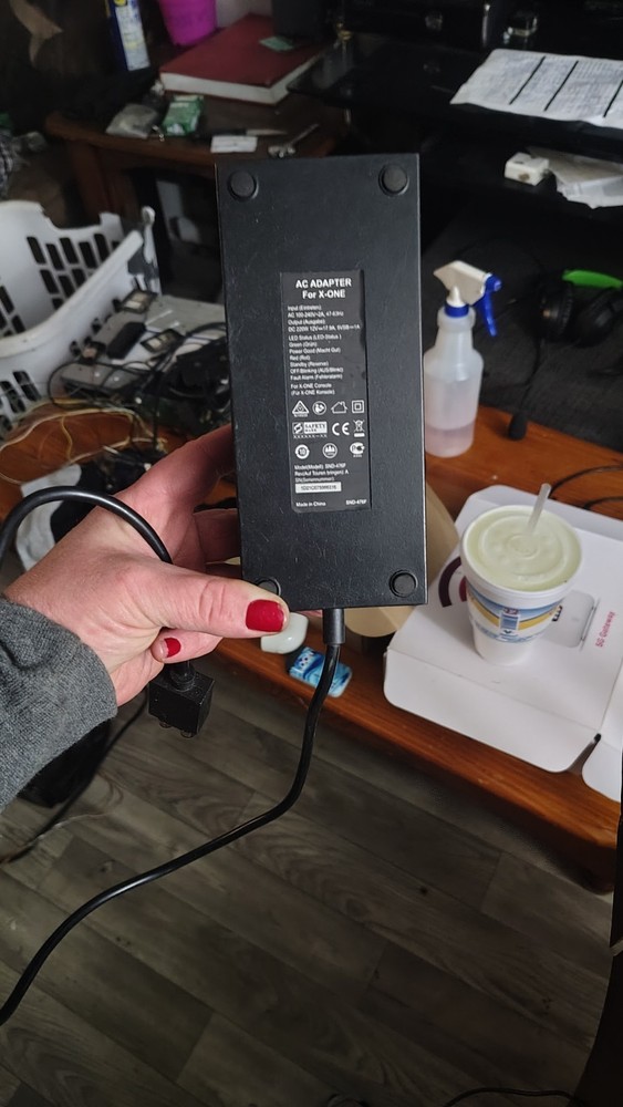 Microsoft Xbox 360 White Console w/ PowerA Controller, Adapters, Xbox One Games