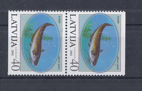 Latvia 575 D/D Fish ** (mnh)