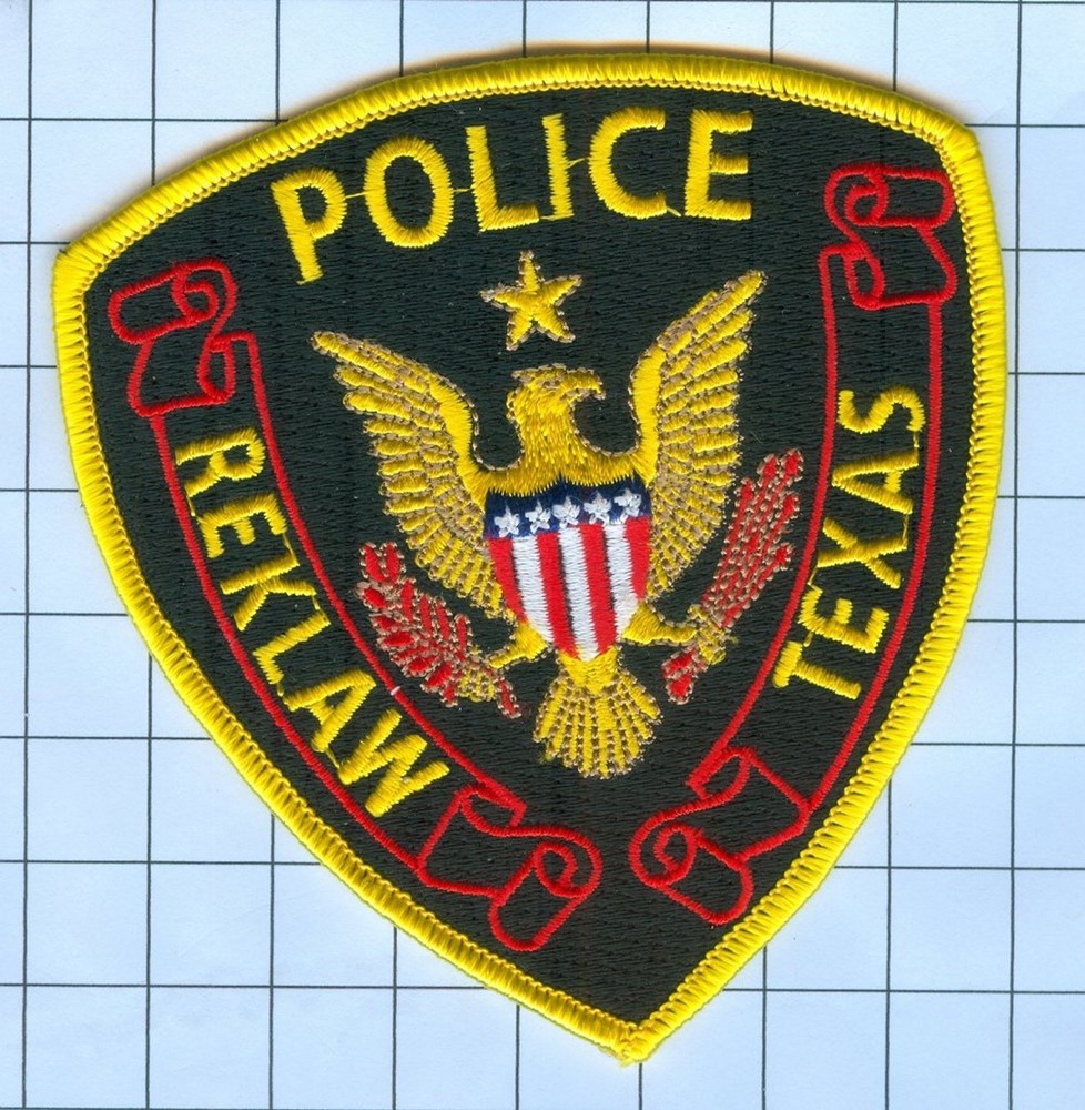 Police Patch -  Texas - Reklaw