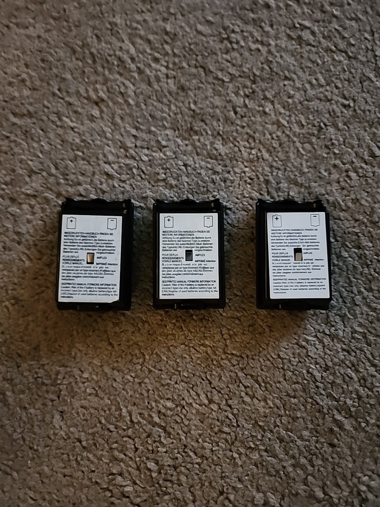 3pcs AA Battery Back Cover Case Shell Pack For Xbox 360 Wireless Controller