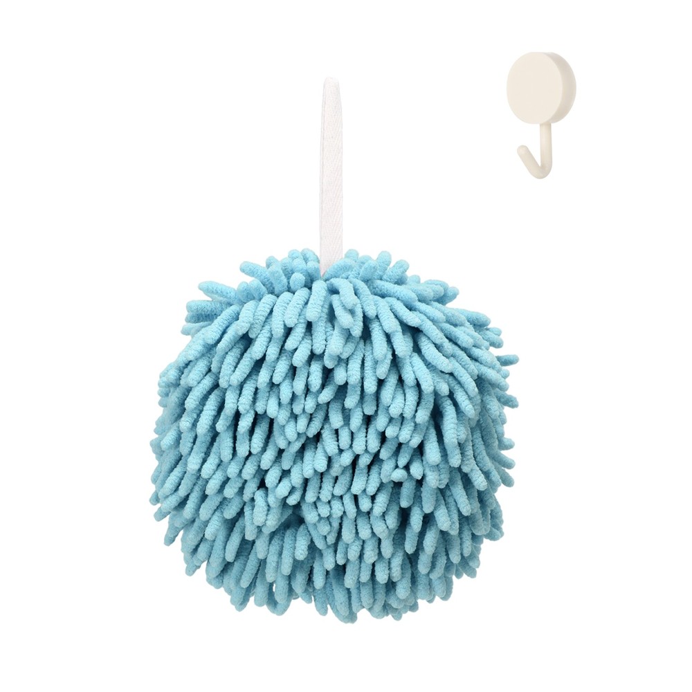 Hairy Ball Hand Towel with Ring, Celestial