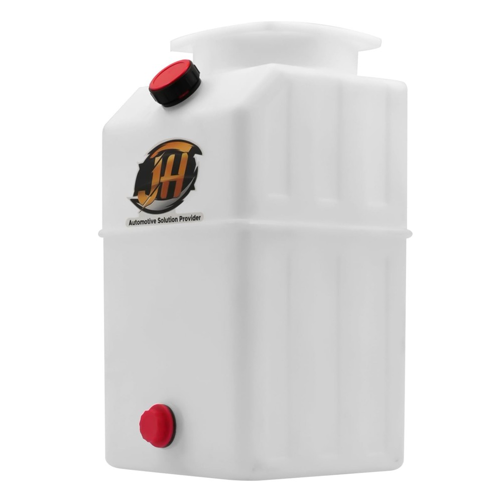6 Quart Poly Power Unit Reservoir for Hydraulic Systems, Polyethylene Flat Bo...