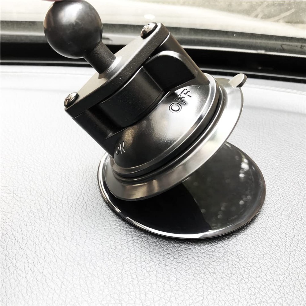 4 Pack 95mm Black Adhesive Dashboard Pad Mounting Disk, Mounting Disk for Suc...