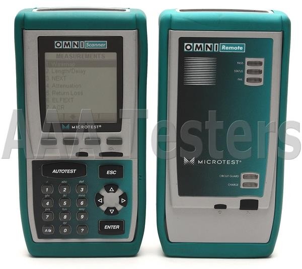 Fluke Microtest OMNIScanner Cat5 Cat5e Cat6 Certifier Tester