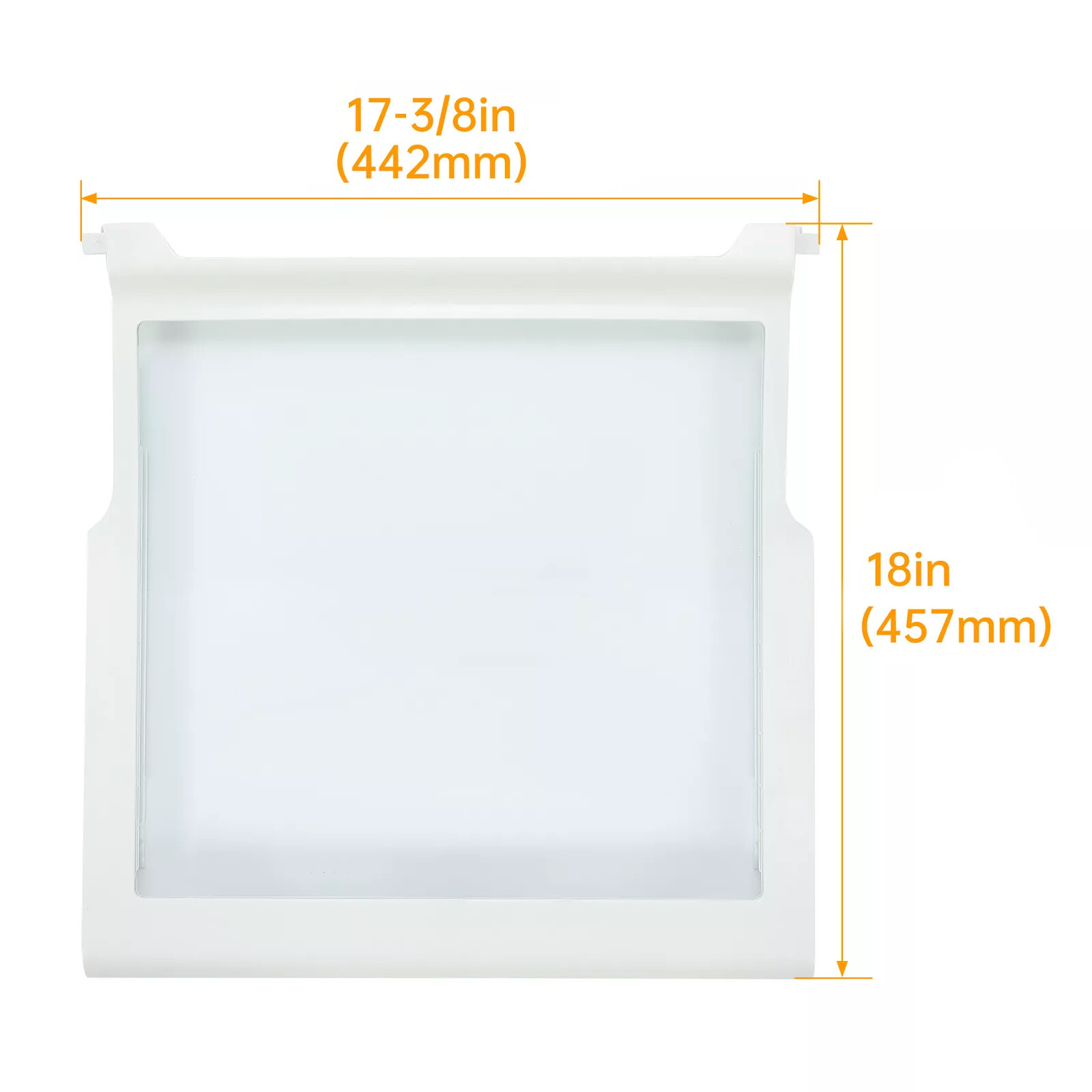 Replace P#W10276341 Glass Shelf Compatible with Whirlpool Maytag Refrigerator