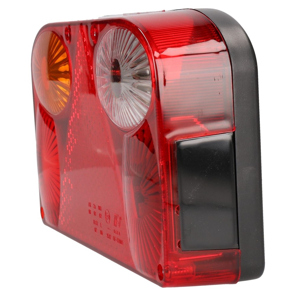 Trailer/Caravan Left Rectangular Light Replacement Lamp with Plug Indespension