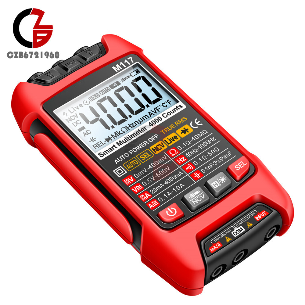 ANENG M117 Digital Multimeter NCV AC/DC Voltmeter Current 4000 Count True RMS