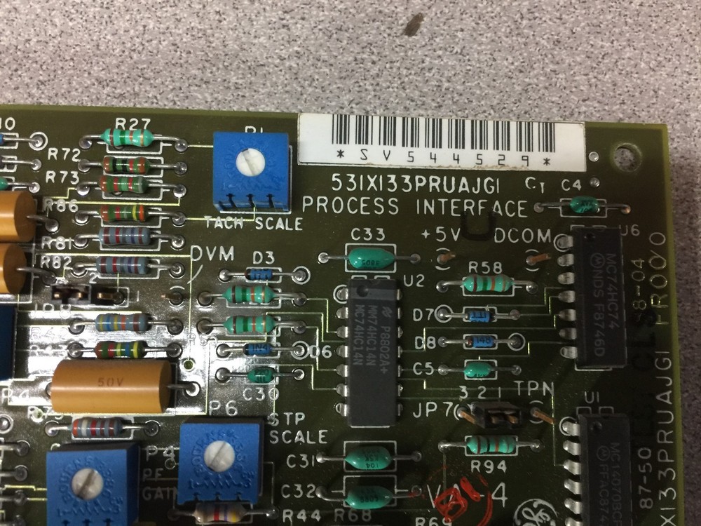 NEW GE PROCESS INTERFACE BOARD 531X133PRUAJG1