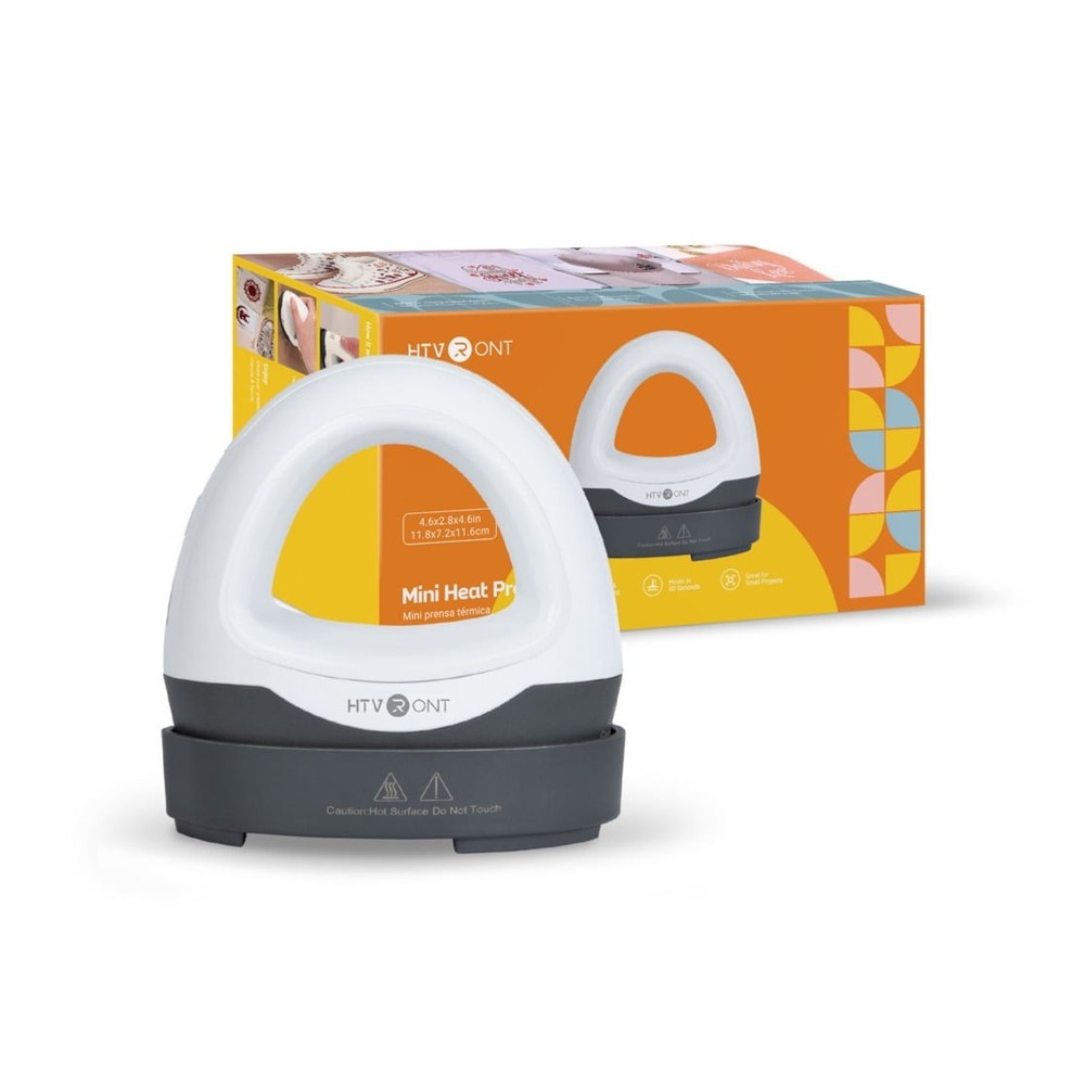 HTVRONT Mini Heat Press Machine Portable Iron Press for Heating Transfer Objects