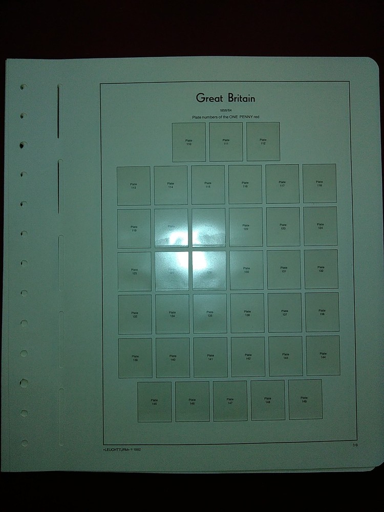 LIGHTHOUSE Hingeless album pages Great Britain 1840-1901 Used Ref 1840.1