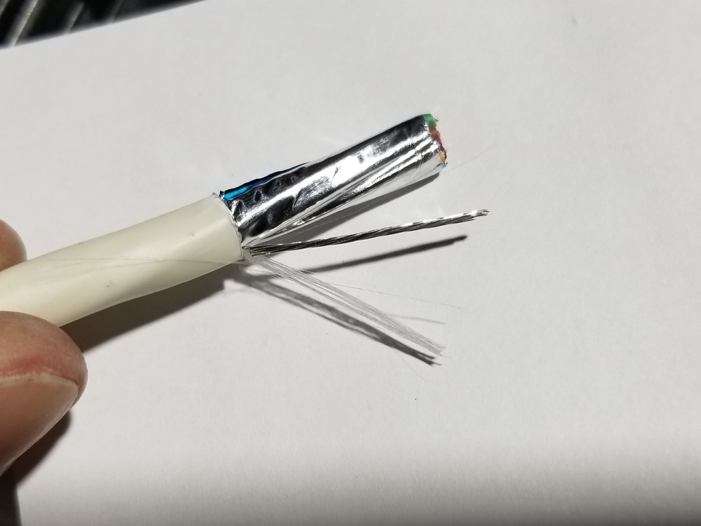 Carol E2208S 18/8C Shielded Control/Communications Cable Plenum White /50ft