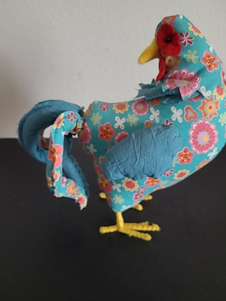 Vintage Style Hand Made Stuffed Chicken