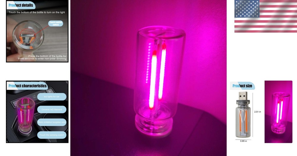 Versatile Mini USB LED Lamp - Eco-Friendly Ambient Light for All Spaces