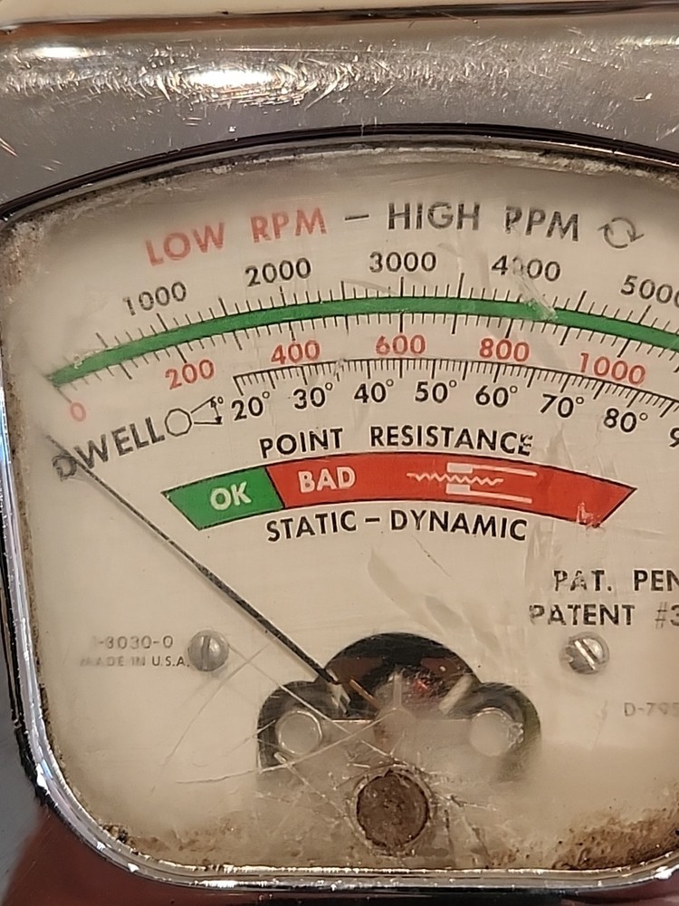 Vintage Peerless Dwell Tach Primary Analyzer Model 455