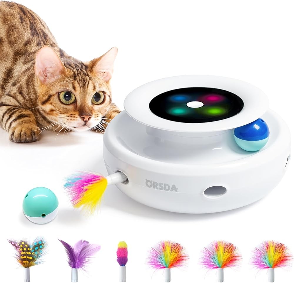 Feathers Replacement ONLY Interactive Cat Toys