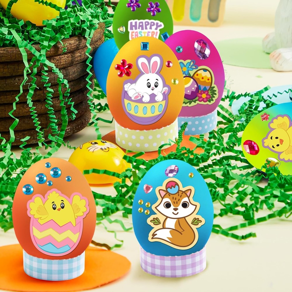 Klever Kits 20Pcs DIY Easter Egg Decorating Kit, Dye Kit with Gradient Color Tab