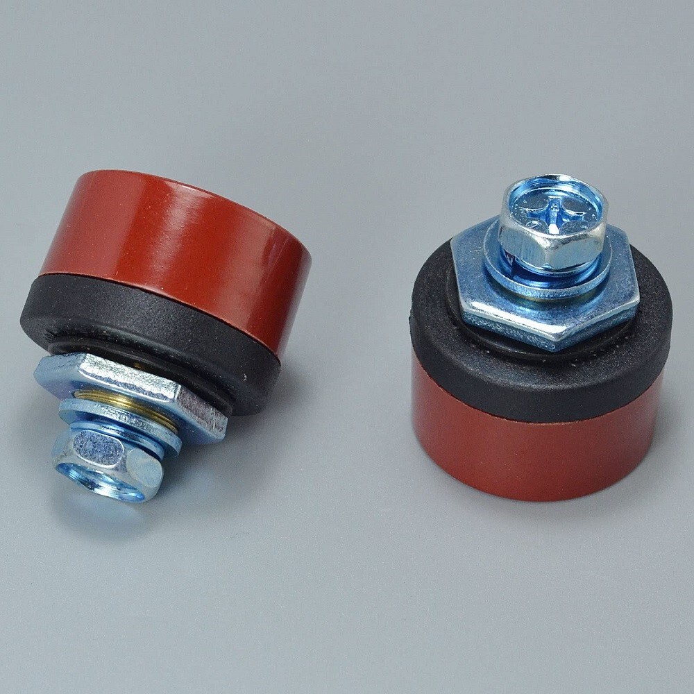 RIVERWELD TIG Welding Cable Panel Socket Dinse Quick Fitting Dkz10-25 2pk RED