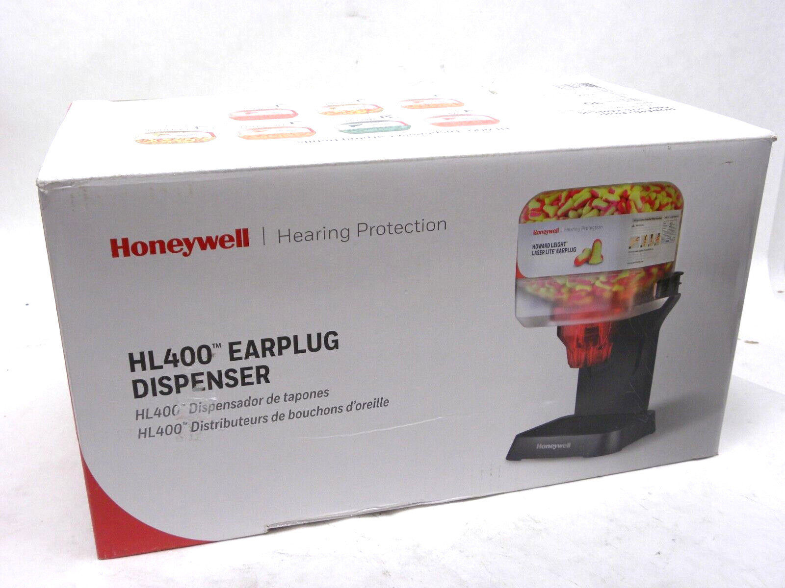 NEW IN CASE - Honeywell Howard Leight HL400-LPF Earplug Dispenser with Earplugs