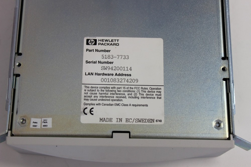 HP SURESTORE CD SERVER TOWER SERVER MODULE 5183-7733 WITH WARRANTY