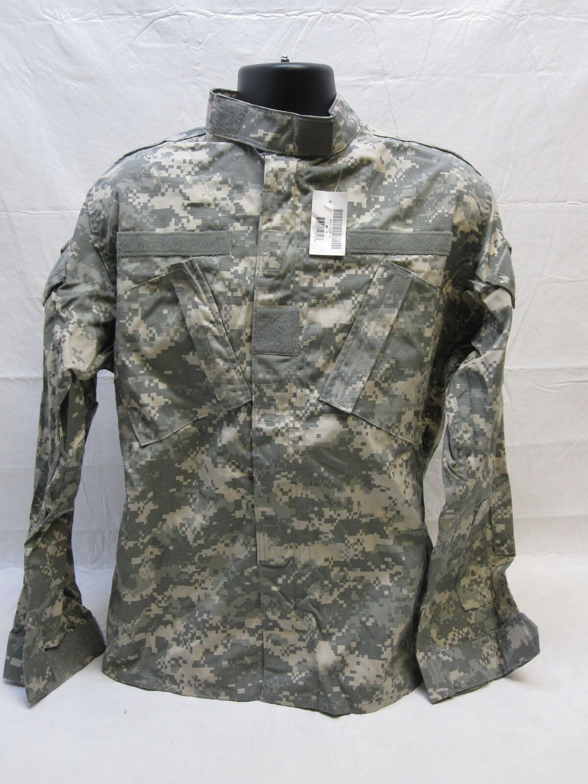 NEW W TAGS ARMY ACU DIGITAL COMBAT UNIFORM SHIRT 50/50 MATERIAL UCP JACKET TOP